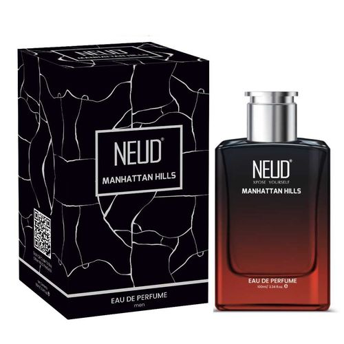 NEUD Manhattan Hills Luxury Perfume for Sophisticated Men Long Lasting EDP - 1 Pack (100ml)