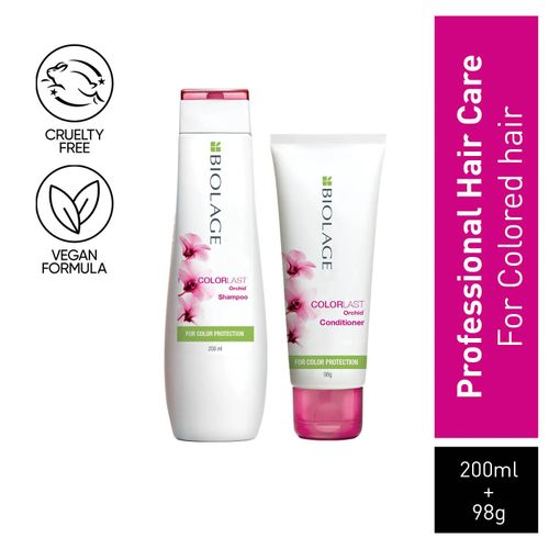 Biolage Colorlast Color Protecting Shampoo + Combo of Colorlast Conditioner (200ml + 98g)|For Colored Hair