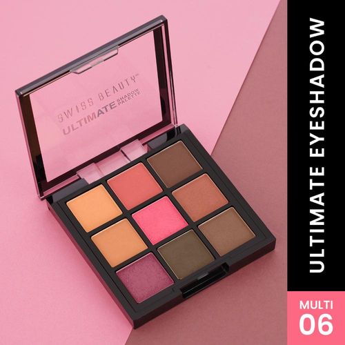 Swiss Beauty Ultimate Eyeshadow Palette Kit - Multi-06 (6 g)