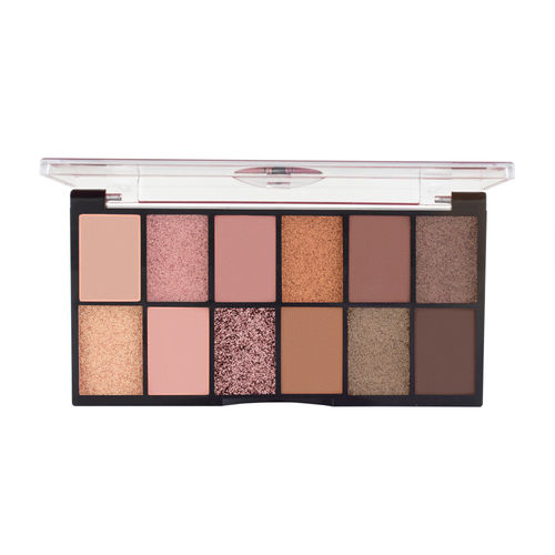MARS 12 Shades Dance of Joy Eyeshadow Palette | Highly Pigmented and Blendable | Multicolor | Matte and Shimmer Finish (13.2 gm) (02-Multicolor)