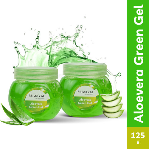 Axiom Mukti Gold Aloevera Green Gel 125 gm (Pack of 2) 250 g