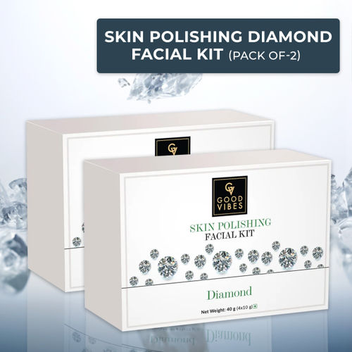 Good Vibes Skin Polishing Diamond Facial Kit (Pack of 2)