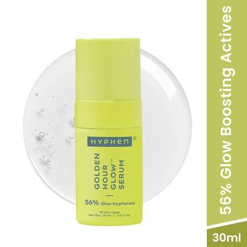 Hyphen Golden Hour Glow Face Serum With Niacinamide, Alpha Arbutin, Hyaluronic Acid & Kakadu Plum | For Glowing Skin & Hydration - 30 ml