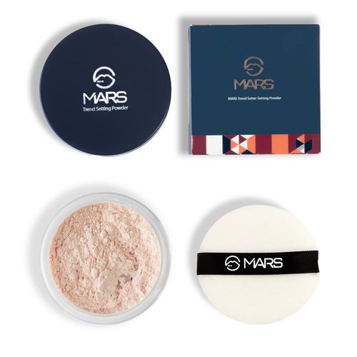 MARS Trend Setting Loose Powder | Lightweight & Long Lasting | Ultra fine Setting Powder for face Makeup (8 gm) (02-Banana)