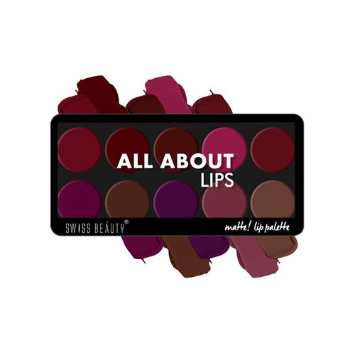 Swiss Beauty Matte Lip Pallete - 03 - 12 gm