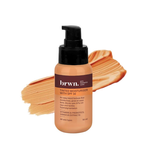 Brwn Tinted Moisturiser SPF 30 with Vitamins and Prebiotics - Almond 50ml