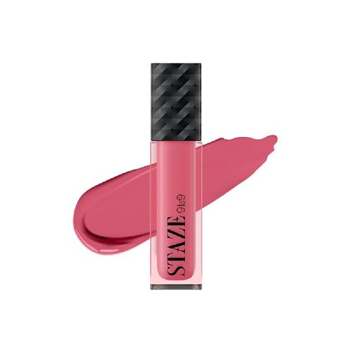 Staze 9to9 Lips Don't Lie Matte + Transferproof Liquid Lipstick| 08 Blushing Base | 4 ml