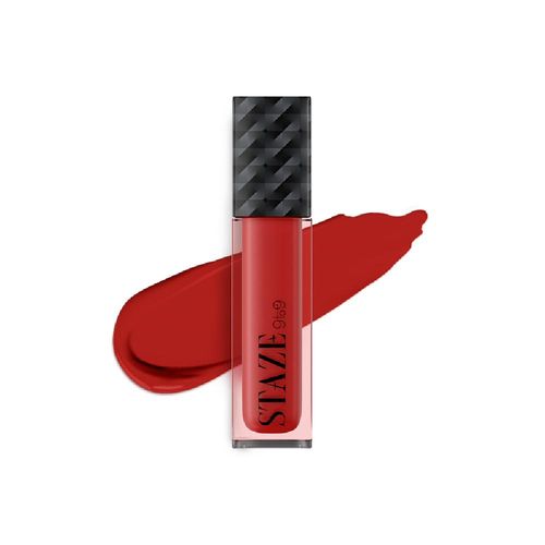 Staze 9to9 Lips Don't Lie Matte + Transferproof Liquid Lipstick | 10 Cherry on top | 4 ml