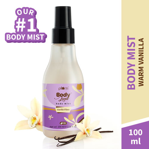 Plum BodyLovin' Vanilla Vibes Body Mist (100 ml) | Vanilla Fragrance | Perfume Body Spray