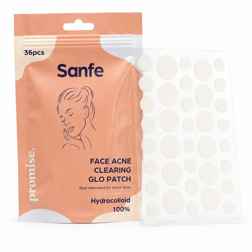 Sanfe.Beauty Promise Face Acne Patch - Pack of 36 | Pimple Healing Patch | Absorbing Cover |Invisible, Blemish Spot, Hydrocolloid, Skin Treatment