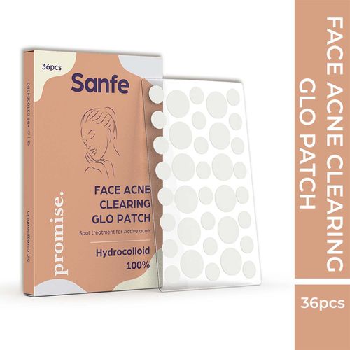 Sanfe.Beauty Promise Face Acne Patch - Pack of 36 | Pimple Healing Patch | Absorbing Cover |Invisible, Blemish Spot, Hydrocolloid, Skin Treatment