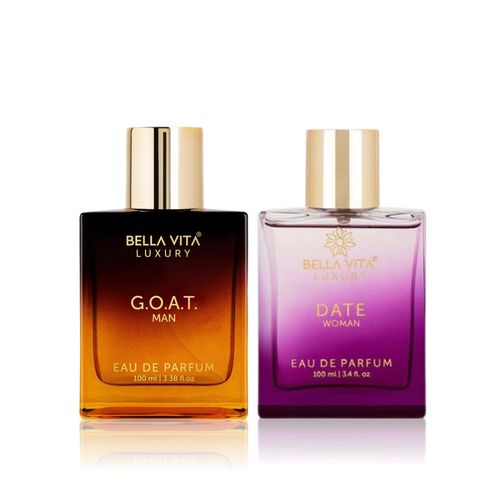 Bella Vita Luxury Man & Woman Combo (G.O.A.T perfume (100ml) + Date Perfume (100 ml)