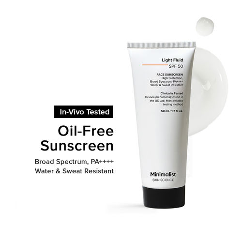 Minimalist Light Fluid SPF 50 Face Sunscreen (50 ml)