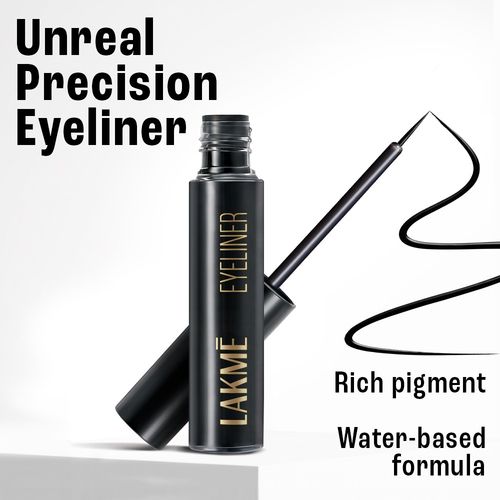 Lakme&nbsp;Showstopper Collection Unreal Precision&nbsp;Liquid Eye Liner - Black (4.5 ml)