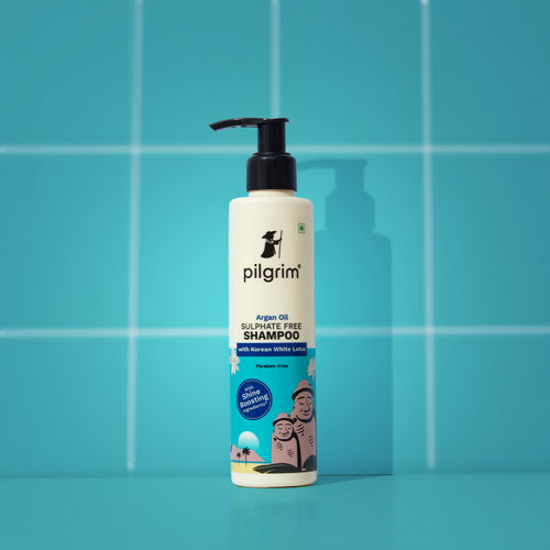 Pilgrim Argan Oil Sulphate Free Shampoo For Dry Frizzy Hair, Men and Women, No Sulphate No Paraben, Korean Beauty Secrets (Shampoo)(200 ml)