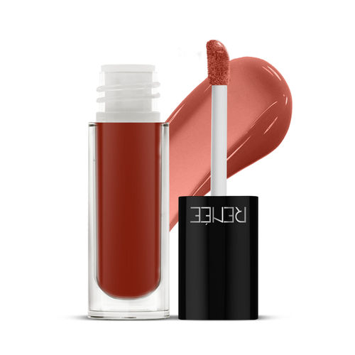 RENEE Hot Lips Nude Lip Gloss, Helps Archive Fuller & Supple Lips with High-Glossy Shine, Hydrates & Softens, Lightweight & Non Sticky Formula, Enriched with Vitamin E, 4.5 ml