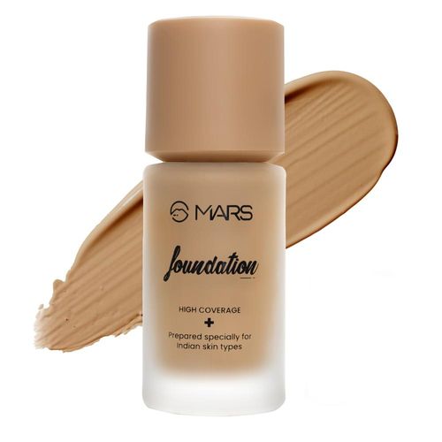 MARS SPF50 PA++++ High Coverage Liquid Foundation | Blemish Free & Blendable Foundation for Makeup (40 ml) (SHADE-07)