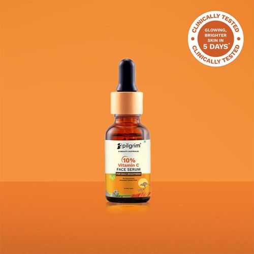 Pilgrim 10% Vitamin C Face Serum For Daily Brightness (30 Ml)