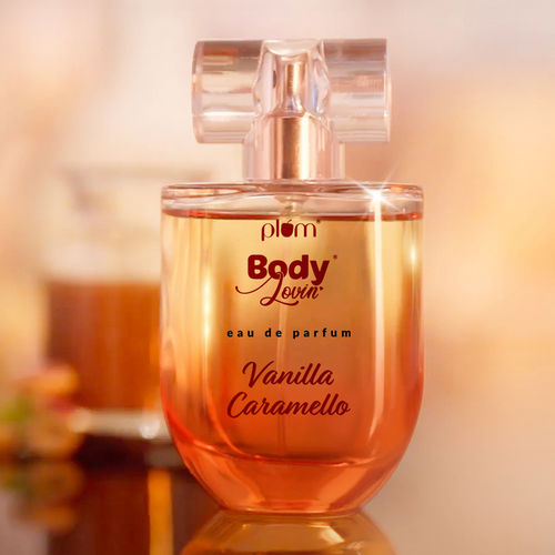 Plum Body Lovin' Vanilla Caramello Eau De Parfum | Long Lasting & Premium Gourmand Fragrance | Luxury Perfume For Women | Vanilla, Caramel & Pistachio Notes | Perfect For All Occasions (50 ml)