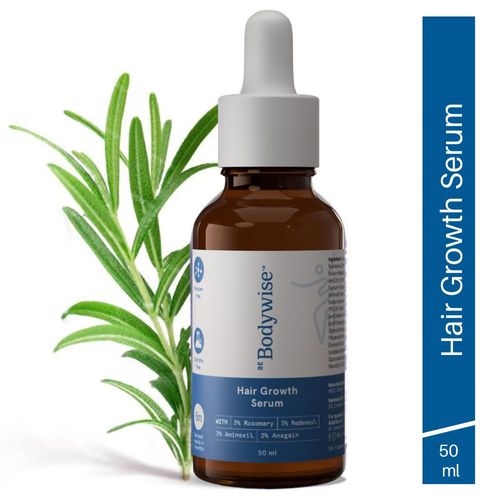 Be Bodywise Hair Growth Serum 50 ml | For Dry & Damaged Hair | With Argan, Sunflower & Olive Oil | Paraben, SLS Free