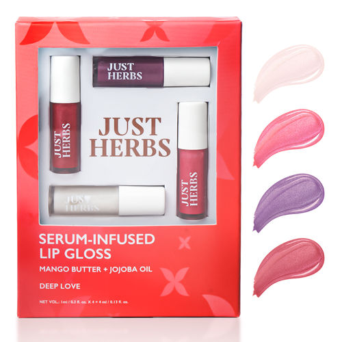 Just Herbs Serum Infused Lip Gloss (Deep Love) 4 ml