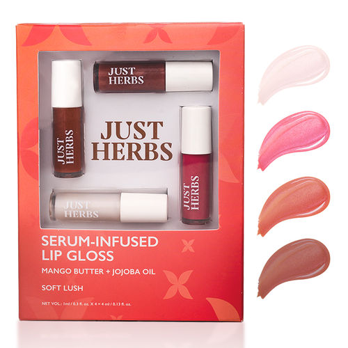 Just Herbs Serum Infused Lip Gloss (Soft Lush) 4 ml