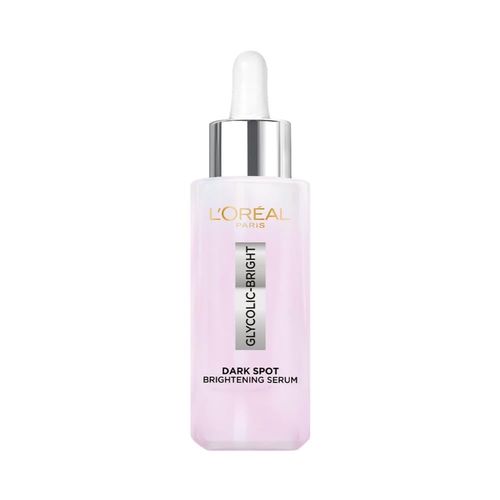 L'Oreal Paris Glycolic Bright 8% [Melasyl + Glycolic + Niacinamide] face serum for Dark Spot & Brightening, 15 ml