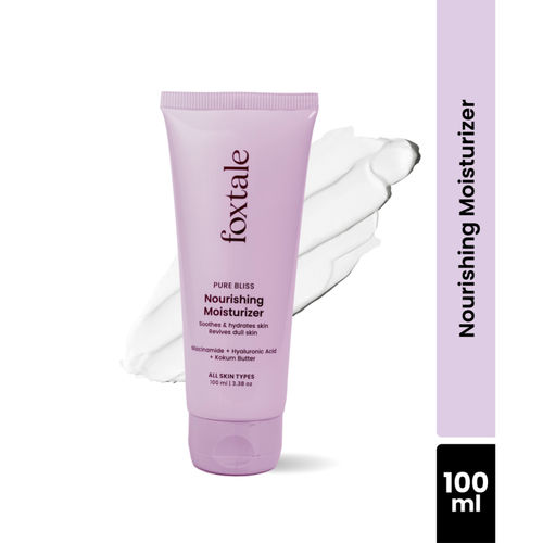 Foxtale Nourishing Face Moisturizer with Niacinamide + Hyaluronic Acid +Kokum Butter- 100 ml