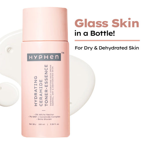 Hyphen Hydrating Ceramide Toner Essence | Superior Hydration & Barrier Repair | Milky, Lightweight Toner | Normal, Dry & Dehydrated Skin - 100 ml