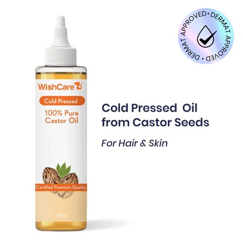 Wishcare Premium Cold Pressed Castor Oil - 200 ml