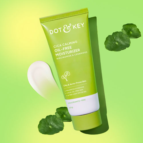 Dot & Key CICA Calming Oil-Free Moisturizer Niacinamide & Ceramides, 50 gm