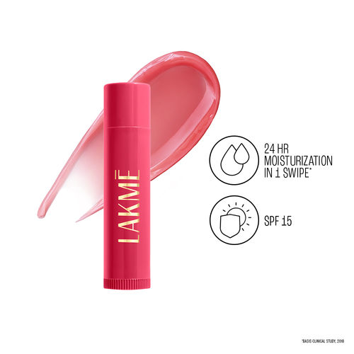 Lakme Lip Love Care Stick Cherry|Nourishing Lip Balm|SPF 15 | 4.5 gm