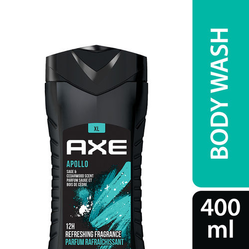 Axe Apollo 3 In 1 Body, Face & Hair Wash for Men, Long-Lasting Fragrance, 400ml