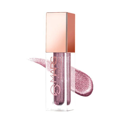 MARS Metallic Liquid Glitter Eyeshadow | Waterproof & Highly Pigmented | Smooth Glide Formula (5.5 ml) (04-Milky Way)