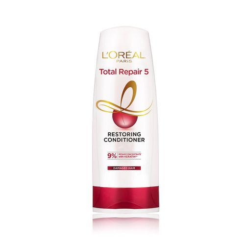 L'Oreal Paris Total Repair 5 Conditioner Restores Damaged Hair Powered by Keratin XS Technology 180 ml