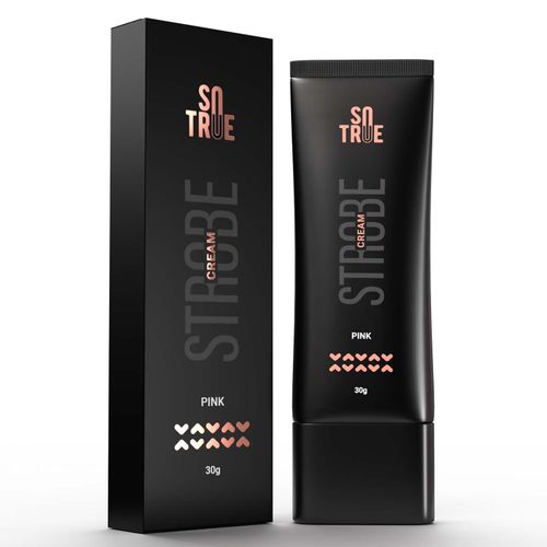 SOTRUE Strobe Cream Pink for Face Radiance, Multipurpose Strobe Cream, Dewy Glazed Instant Glow, Highlighter For Face, Boosts Hydration, For All Skin Types, 30 gm