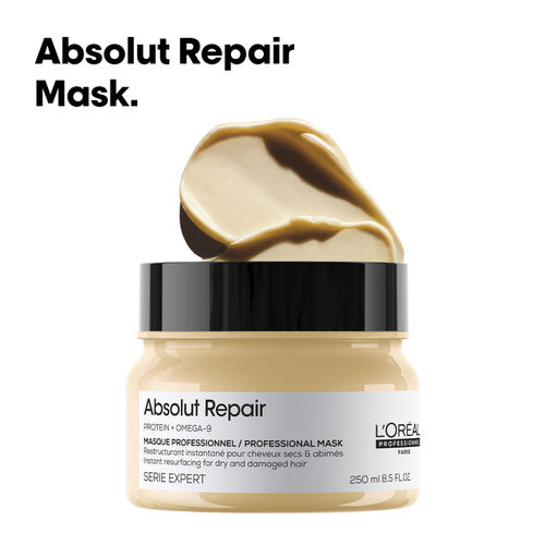 L'Oreal Professionnel Absolut Repair Mask For Dry and Damaged Hair 250ml | With Wheat Protein