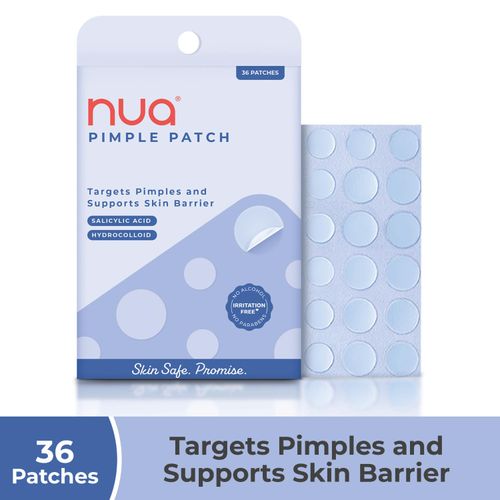 Nua Pimple Patch Acne Control, Hydrocolloid And Salicylic Acid 36 Patches