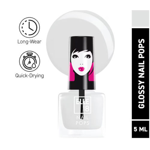 Elle18 Nail Pops Nail Color Shade 27 - Transparent (5 ml)