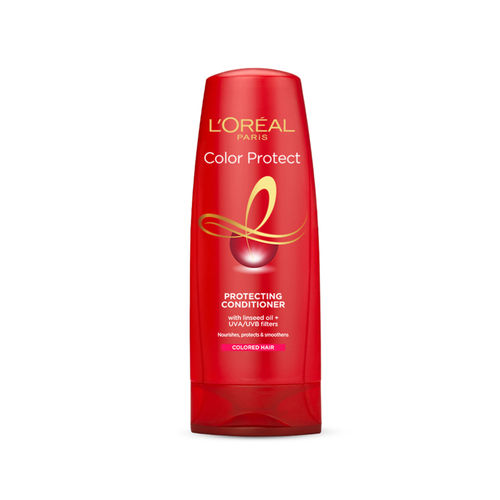 L'Oreal Paris Conditioner, Vibrant and Revived Colour Protects from UVA & UVB, For Colour-treated Hair, Colour Protect, 180 ml