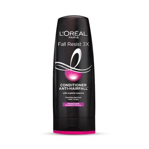 L'Oreal Paris Anti-Hair Fall Conditioner, Reinforcing & Nourishing for Hair Growth, For Thinning & Hair Loss, With Arginine Essence and Salicylic Acid, Fall Resist 3X, 180 ml