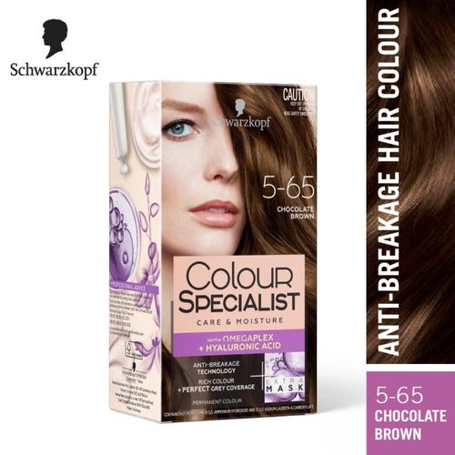 Schwarzkopf Colour Specialist At Home Permanent Hair Colour - 5.65 Chocolate Brown, 165 ml