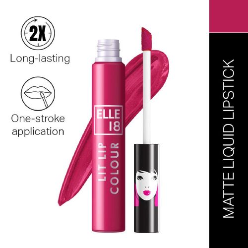Elle18 Liquid Lip Color|| Barn Red|| 5.6 ml