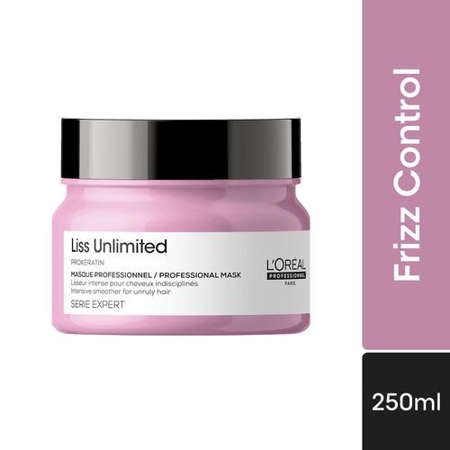 L'Oreal Professionnel Liss Unlimited Mask for Frizzy & Unruly Hair 250 ml | With Pro-Keratin