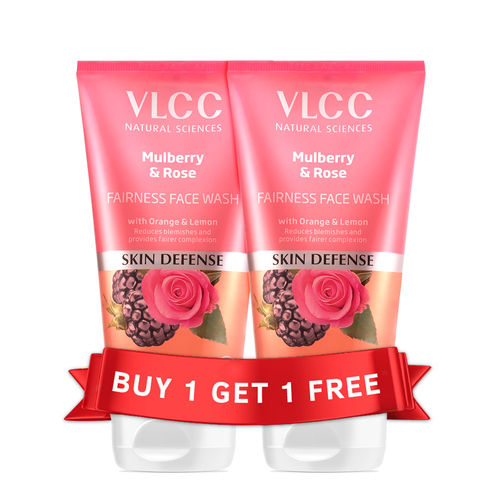 VLCC Mulberry & Rose Facewash (150 ml+150 ml) (Buy 1 Get 1 Free)