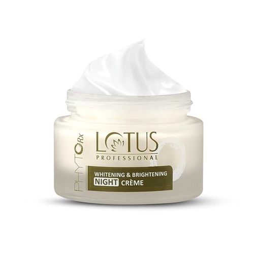 Lotus Professional PhytoRx Whitening & Brightening Night Cream | All skin types | Night Repair cream | 50 gm