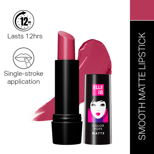 Elle18 Color Pop Matte Lip Color, Pink Show, (4.3 gm)