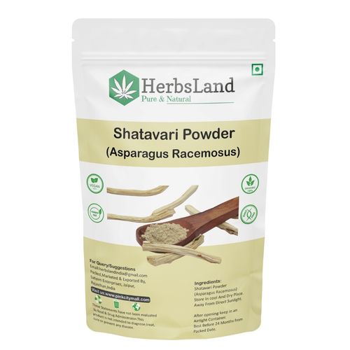 Herbsland Pure Shatavari Powder - Natural Remedy For Reproductive Health, Digestion & Immunity | Ayurvedic Powder |100 gm