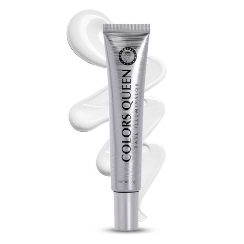 Colors Queen Base Illuminator with Luminous Finish Infused with Shea Butter & Niacinamide 30 gm - Silver Pink