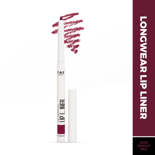 Fae Beauty Re:Define Lip Liner |Long-Lasting | Matte | Non-drying | Transferproof & Smudgeproof | Enriched with Vitamin E & Almond Oil | Shade - Bloodline - 0.3 gm - 0.3 gm